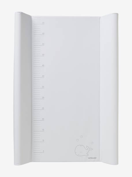 Matelas à langer toise avec rebords Charlie blanc - vertbaudet enfant 