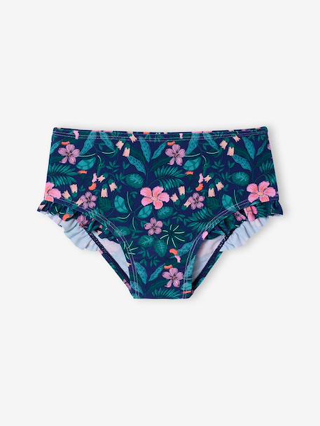 Maillot bain fille 2 pièces anti UV marine - vertbaudet enfant 