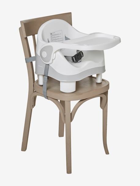 Rehausseur de chaise rigide gris/blanc - vertbaudet enfant 
