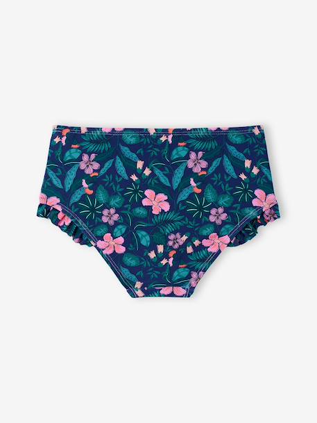 Maillot bain fille 2 pièces anti UV marine - vertbaudet enfant 