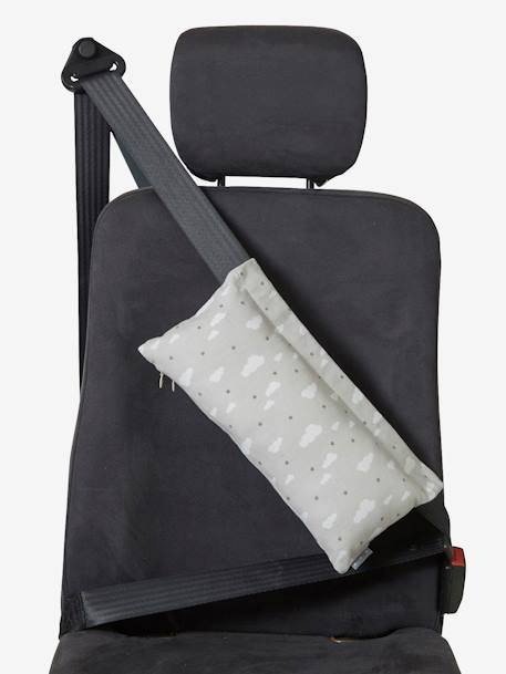 Coussin de ceinture de sécurité enfant gris - vertbaudet enfant 