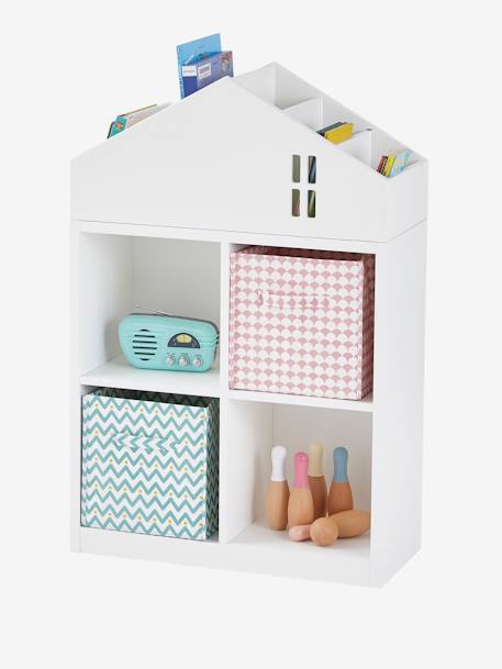 Meuble 4 cases Casas blanc - vertbaudet enfant 