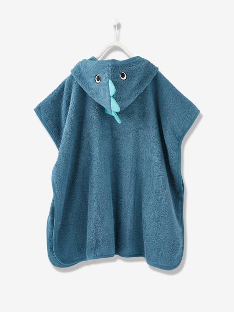 Poncho de bain enfant Dino BLEU CANARD - vertbaudet enfant 