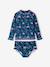 Maillot bain fille 2 pièces anti UV marine - vertbaudet enfant 