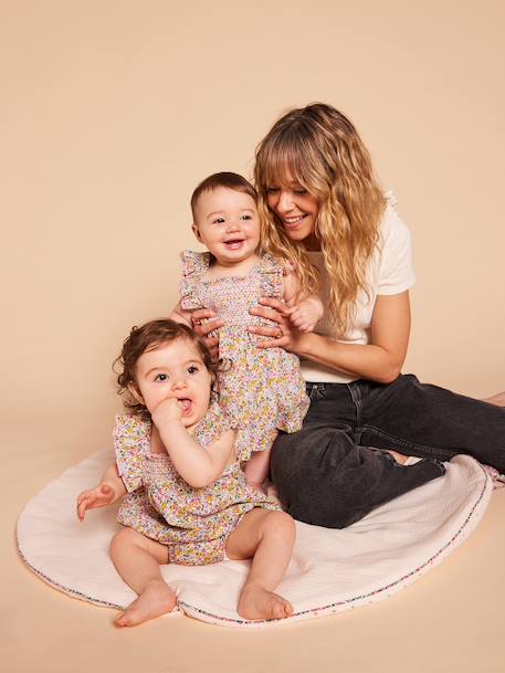 Bébé-Robe bébé avec culotte assortie coton bio