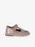 Leren meisjes sandalen kleutercollectie beige, bedrukt+goud+roze (poederkleur) - vertbaudet enfant 