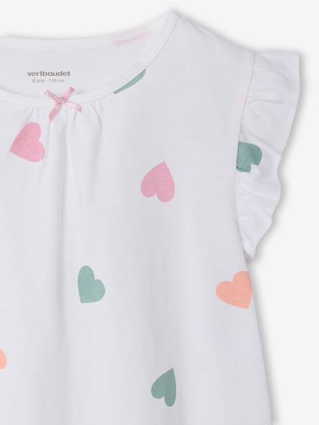 Lot 2 chemises nuit fille écru - vertbaudet enfant 