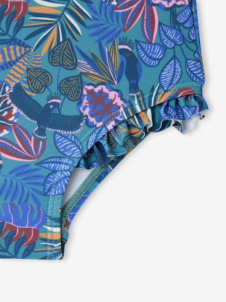 Badpak baby meisjes Familie Capsule blauw - vertbaudet enfant 
