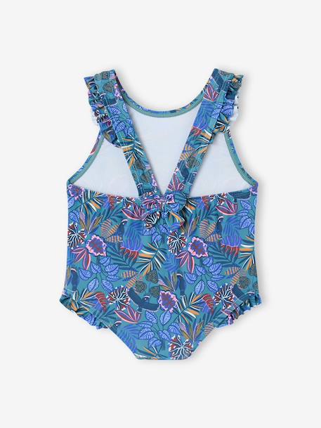 Badpak baby meisjes Familie Capsule blauw - vertbaudet enfant 