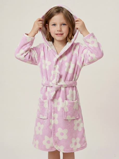 Fille-Peignoir de bain-Peignoir de bain enfant MARGUERITE personnalisable, avec coton recyclé