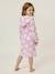 Peignoir de bain enfant MARGUERITE personnalisable, avec coton recyclé mauve - vertbaudet enfant 