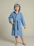 Gepersonaliseerde kinderbadjas REQUIN, met gerecycled katoen blauw - vertbaudet enfant 