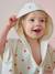 Poncho bébé coton recyclé personnalisable MON CŒUR rose imprimé - vertbaudet enfant 