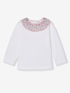 -T-shirt met lange mouwen met bloemenprint