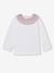 T-shirt met lange mouwen met bloemenprint lichtroze. - vertbaudet enfant 