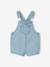 Salopette courte bébé garçon denim double stone - vertbaudet enfant 