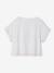 T-shirt met korte mouwen voor meisjes ecru - vertbaudet enfant 