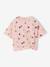 T-shirt manches courtes tropical à nœud marine+rose pâle - vertbaudet enfant 