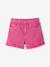 Twill  met ruches voor meisjes pioenroos - vertbaudet enfant 