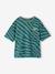 T-shirt zèbre manches courtes garçon bleu pétrole - vertbaudet enfant 