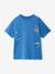 T-shirt met korte mouwen voor jongens middenblauw - vertbaudet enfant 