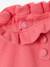 Set voor meisjes, t-shirt en short van fantasie breisel ecru+rozen - vertbaudet enfant 