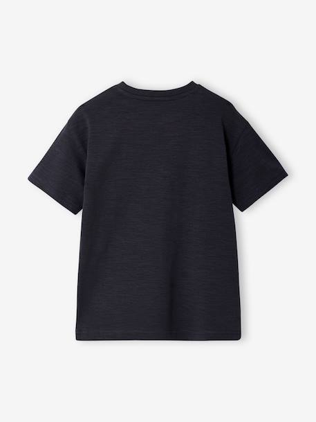 T-shirt manches courtes garçon anthracite+bleu ciel - vertbaudet enfant 