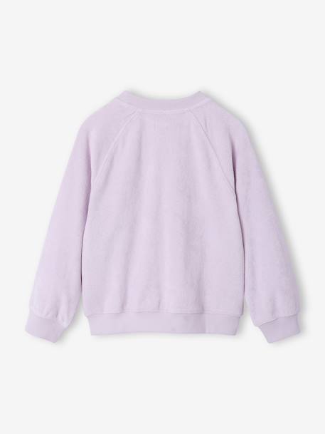 Sweat manches longues lilas - vertbaudet enfant 