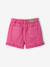Short fille twill volant pivoine - vertbaudet enfant 