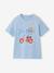 T-shirt met korte mouwen voor jongens antraciet+hemelsblauw - vertbaudet enfant 