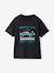 T-shirt manches courtes garçon anthracite+bleu ciel - vertbaudet enfant 