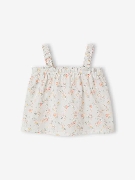 Ensemble haut culotte bébé fille écru - vertbaudet enfant 