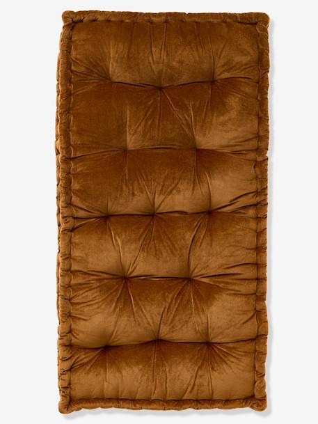 Vloermatras van fluweel / velours 60 x 120 cm karamel+rozen - vertbaudet enfant 