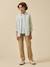 Chemise longue rayée vert - vertbaudet enfant 
