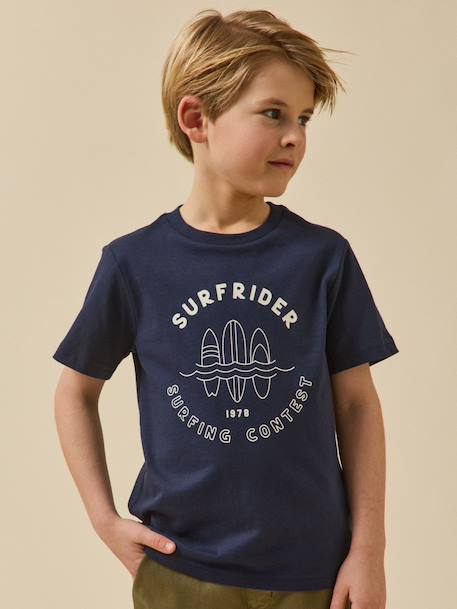T-shirt manches courtes marine - vertbaudet enfant 