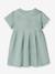 Robe courte gaze de coton vert sauge - vertbaudet enfant 