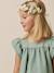 Couronne de fleurs écru - vertbaudet enfant 