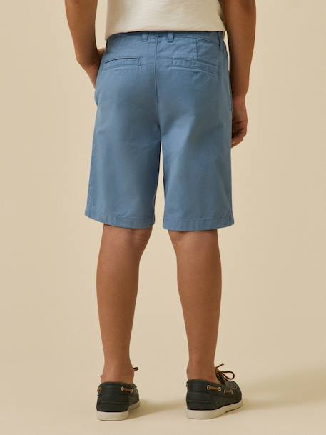 Short chino garçon bleu - vertbaudet enfant 