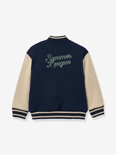 Veste Teddy style collège marine - vertbaudet enfant 