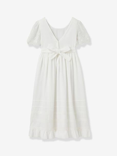Robe longue fille blanc - vertbaudet enfant 
