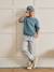 Pull sweat garçon doux bleu ardoise - vertbaudet enfant 