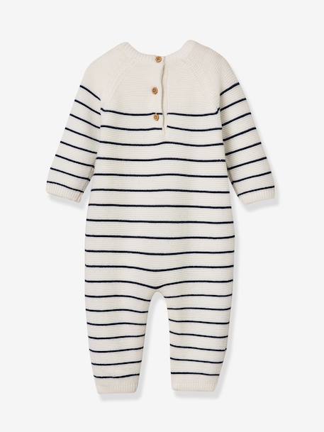 Babypakje met marinièrestreep marineblauw - vertbaudet enfant 