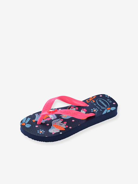 Fantasie slippers voor kinderen marineblauw - vertbaudet enfant 