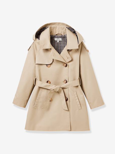 Fille-Trench enfant ceinture