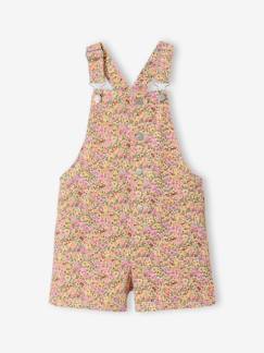 -Combi salopette courte fleurie