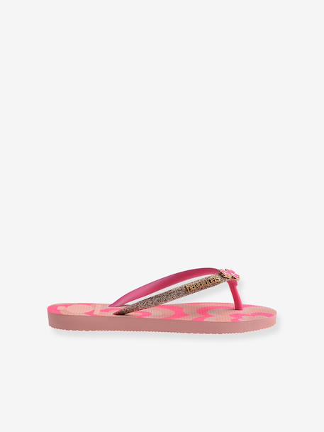 Tongs paillettes rose - vertbaudet enfant 