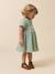 Robe courte gaze de coton vert sauge - vertbaudet enfant 
