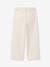 Pantalon large twill écru - vertbaudet enfant 