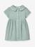 Robe courte gaze de coton vert sauge - vertbaudet enfant 