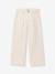 Pantalon large twill écru - vertbaudet enfant 